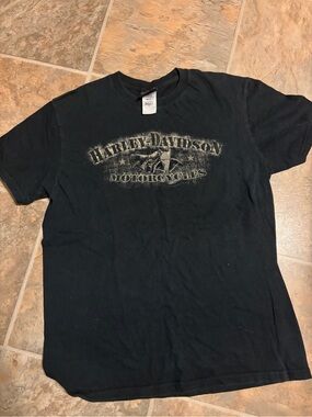 Harley-Davidson Black Tee with Yorktown Gray Logo large